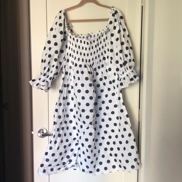 sleeper polka dot dress